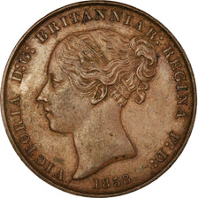 Monnaie, Jersey, Victoria, 1/13 Shilling, 1858, TTB+, Cuivre, KM:3