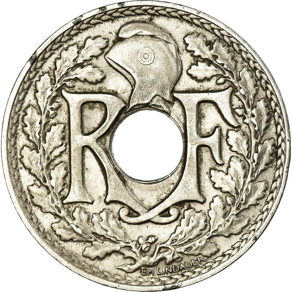 Coin, France, Lindauer, 25 Centimes, 1915, EF(40-45), Nickel, KM:867
