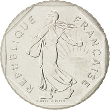 FRANCE, Semeuse, 2 Francs, 1982, KM #942.1, MS(64), Nickel, 26.5, Gadoury #547,.
