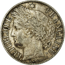 Münze, Frankreich, Cérès, Franc, 1887, Paris, SS, Silber, KM:822.1