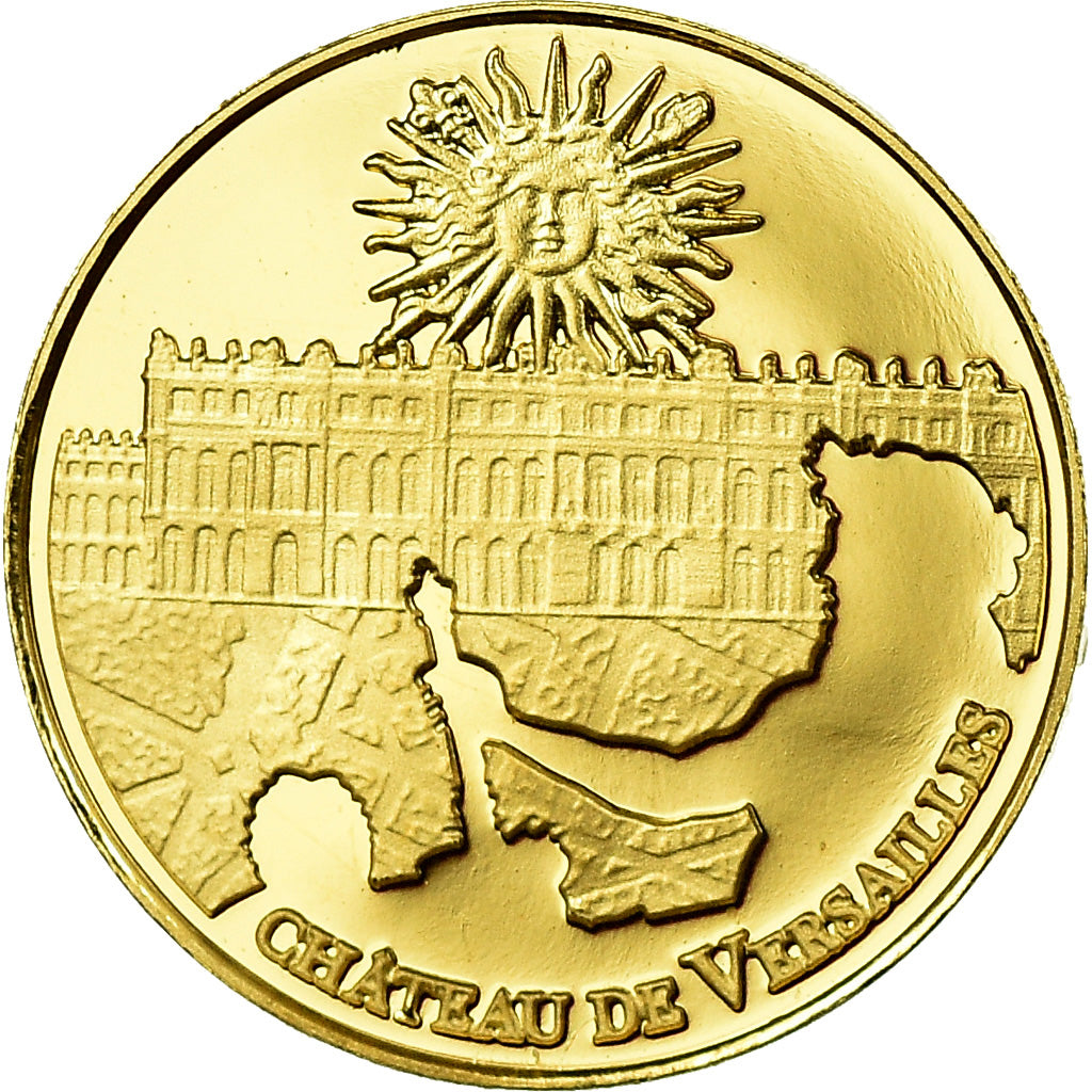 France, 5 Euro, Le Château de Versailles, 2011, BE, MS(65-70), Gold