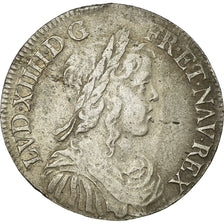 Münze, Frankreich, Louis XIV, 1/2 Écu à la mèche longue, 1/2 Ecu, 1652