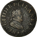 Munten, Frankrijk, Henri IV, Double Tournois, 1605, Paris, FR+, Koper, KM:16.1