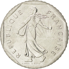FRANCE, Semeuse, 2 Francs, 1987, KM #942.1, MS(60-62), Nickel, 26.5, Gadoury...