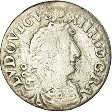 Moneda, Francia, Louis XIV, 4 Sols dits « des Traitants », 4 Sols, 1677