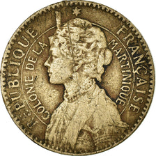 Coin, Martinique, Franc, 1897, Paris, VF(30-35), Copper-nickel, KM:41