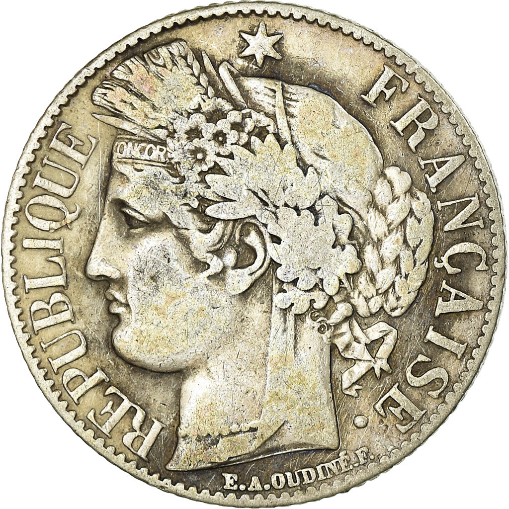 Monnaie, France, Cérès, Franc, 1887, Paris, TB+, Argent, Gadoury:465a