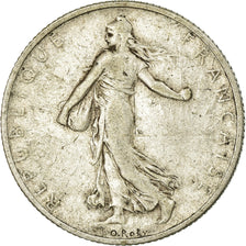 Coin, France, Semeuse, 2 Francs, 1908, Paris, VF(30-35), Silver, KM:845.1