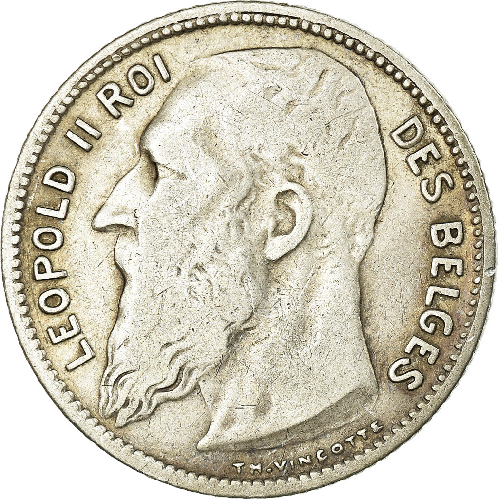 Coin, Belgium, Franc, 1904, EF(40-45), Silver, KM:56.1