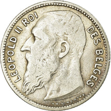 Coin, Belgium, Franc, 1904, EF(40-45), Silver, KM:56.1