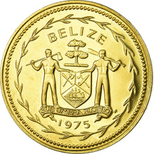 Coin, Belize, 5 Cents, 1975, Franklin Mint, Proof, MS(64), Nickel-brass, KM:47