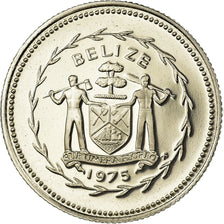 Coin, Belize, 10 Cents, 1975, Franklin Mint, Proof, MS(64), Copper-nickel, KM:48
