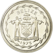 Coin, Belize, Dollar, 1975, Franklin Mint, Proof, MS(64), Copper-nickel, KM:43