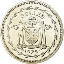 Moneta, Belize, 5 Dollars, 1975, Franklin Mint, Proof, SPL+, Rame-nichel, KM:44