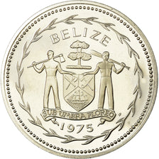 Moneta, Belize, 10 Dollars, 1975, Franklin Mint, Proof, SPL+, Rame-nichel, KM:45