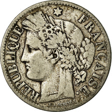 Coin, France, Cérès, 2 Francs, 1888, Paris, VF(20-25), Silver, KM:817.1