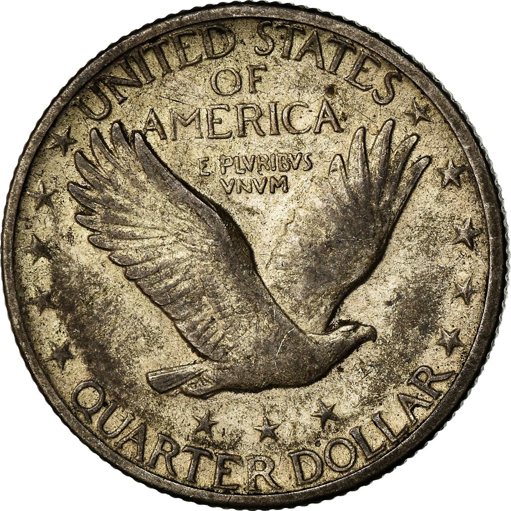 Coin, United States, Standing Liberty Quarter, Quarter, 1918, U.S. Mint, San