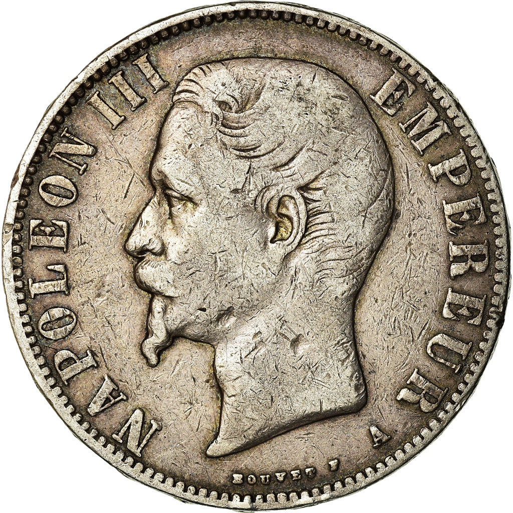 Monnaie, France, Napoleon III, Napoléon III, 5 Francs, 1856, Paris, TB, Argent
