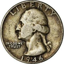 Coin, United States, Washington Quarter, Quarter, 1946, U.S. Mint, Philadelphia
