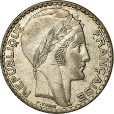 Münze, Frankreich, Turin, 20 Francs, 1937, Paris, SS, Silber, KM:879