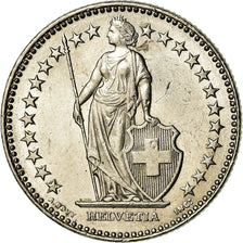 Coin, Switzerland, 2 Francs, 2007, Bern, AU(55-58), Copper-nickel, KM:21a.3