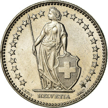 Coin, Switzerland, 2 Francs, 2012, Bern, MS(60-62), Copper-nickel, KM:21a.3