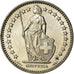 Coin, Switzerland, 2 Francs, 2012, Bern, MS(60-62), Copper-nickel, KM:21a.3