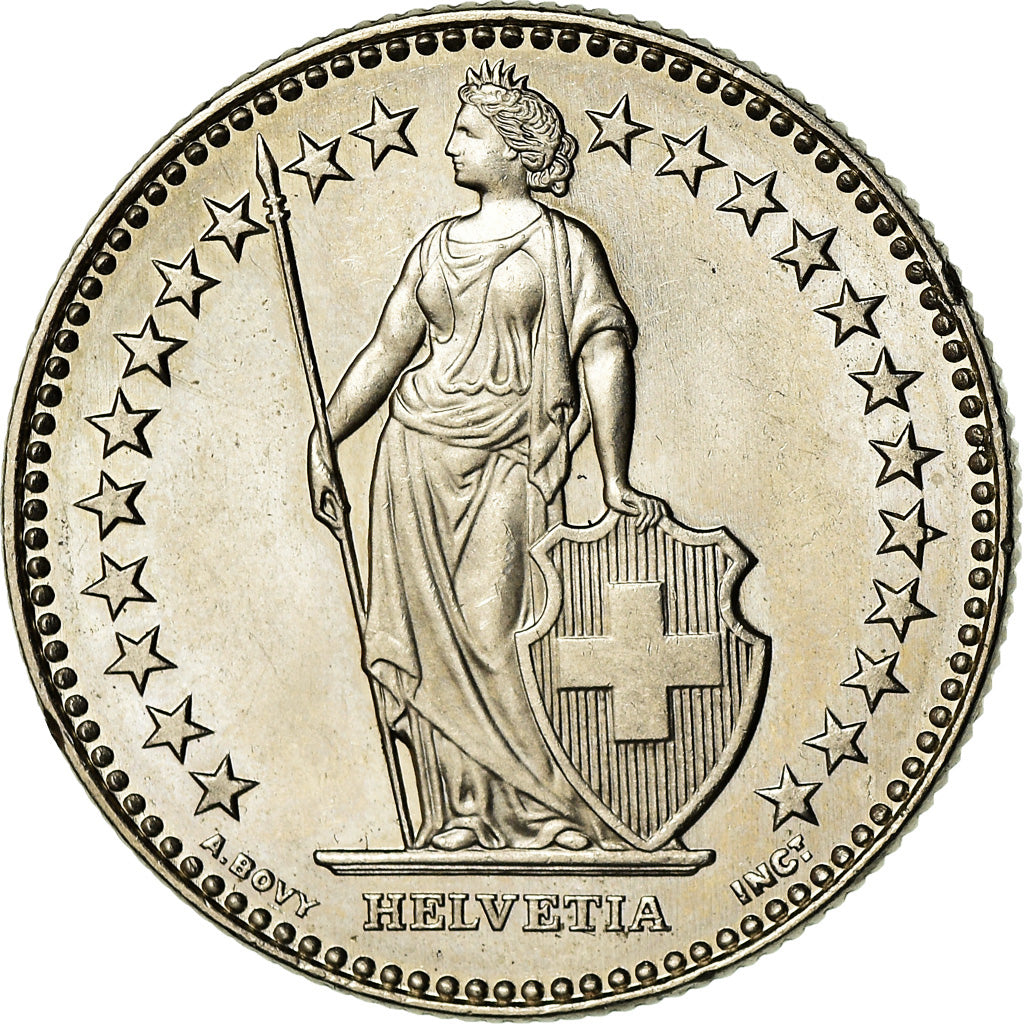 Moneta, Svizzera, 2 Francs, 2014, Bern, SPL, Rame-nichel