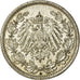 Coin, GERMANY - EMPIRE, 1/2 Mark, 1912, Berlin, AU(50-53), Silver, KM:17