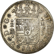 Coin, Spain, Philip V, 2 Reales, 1723, Segovia, MS(60-62), Silver, KM:297