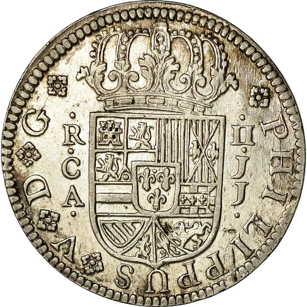 Moneda, España, Philip V, 2 Reales, 1721, Cuenca, EBC, Plata, KM:308