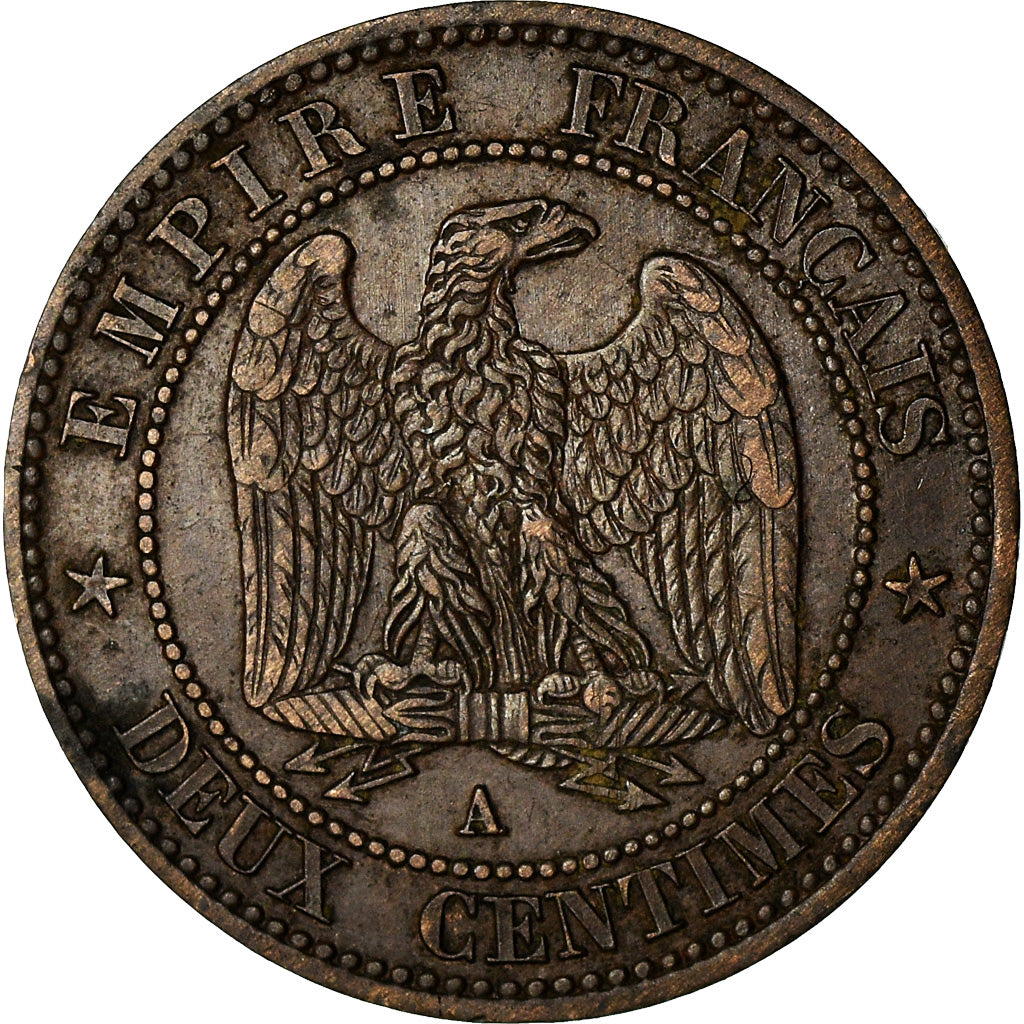 Coin, France, Napoleon III, Napoléon III, 2 Centimes, 1853, Paris, EF(40-45)