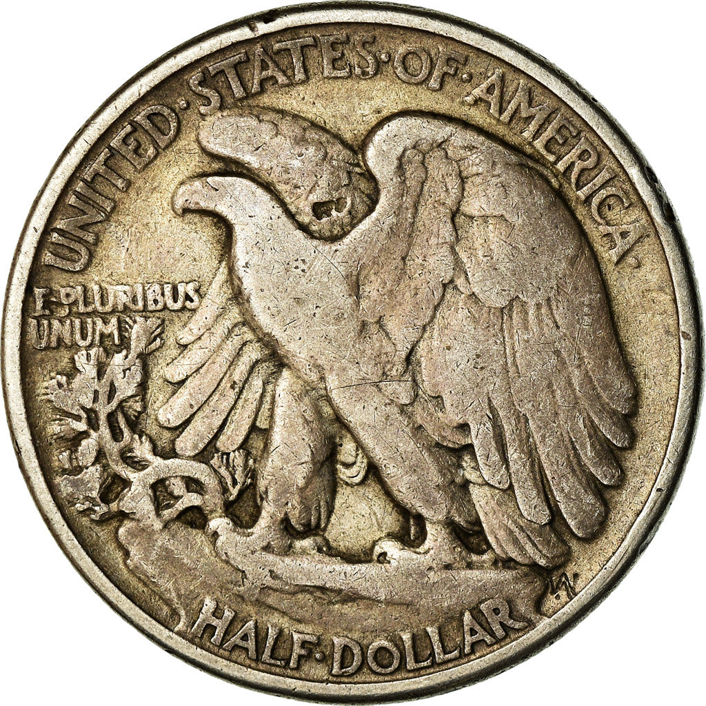 Coin, United States, Walking Liberty Half Dollar, Half Dollar, 1946