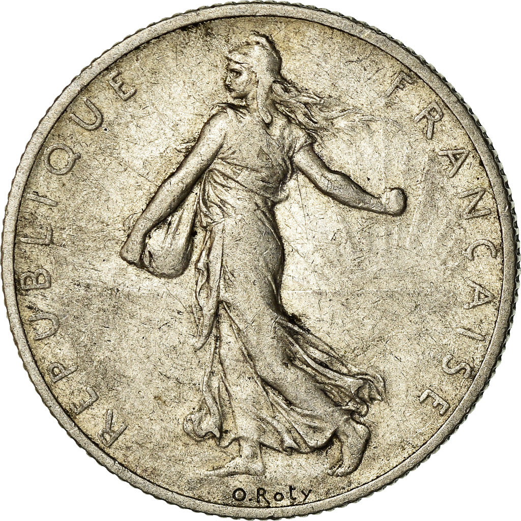 Coin, France, Semeuse, 2 Francs, 1910, Paris, VF(20-25), Silver, KM:845.1