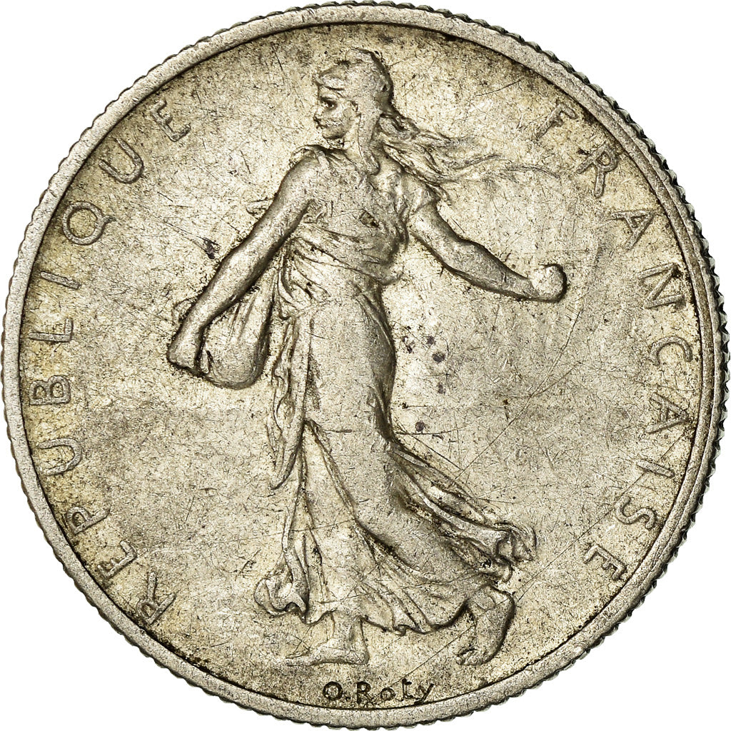 Münze, Frankreich, Semeuse, 2 Francs, 1910, Paris, S, Silber, KM:845.1