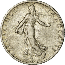 Münze, Frankreich, Semeuse, 2 Francs, 1910, Paris, S, Silber, KM:845.1
