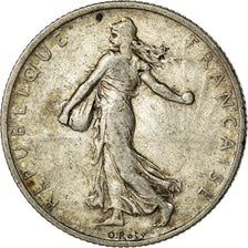 Monnaie, France, Semeuse, 2 Francs, 1910, Paris, TB+, Argent, Gadoury:532