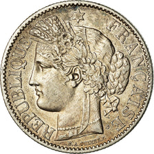 Moneta, Francja, Cérès, 2 Francs, 1895, Paris, AU(50-53), Srebro, KM:817.1