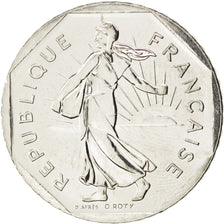 FRANCE, Semeuse, 2 Francs, 2001, KM #942.1, MS(64), Nickel, 26.5, Gadoury #547,.