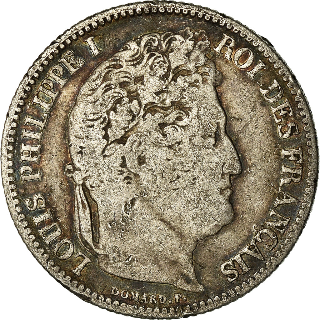 Coin, France, Louis-Philippe, Franc, 1832, Paris, VF(20-25), Silver, KM:748.1