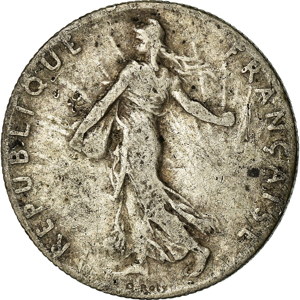 Coin, France, Semeuse, 50 Centimes, 1901, Paris, VF(20-25), Silver, KM:854