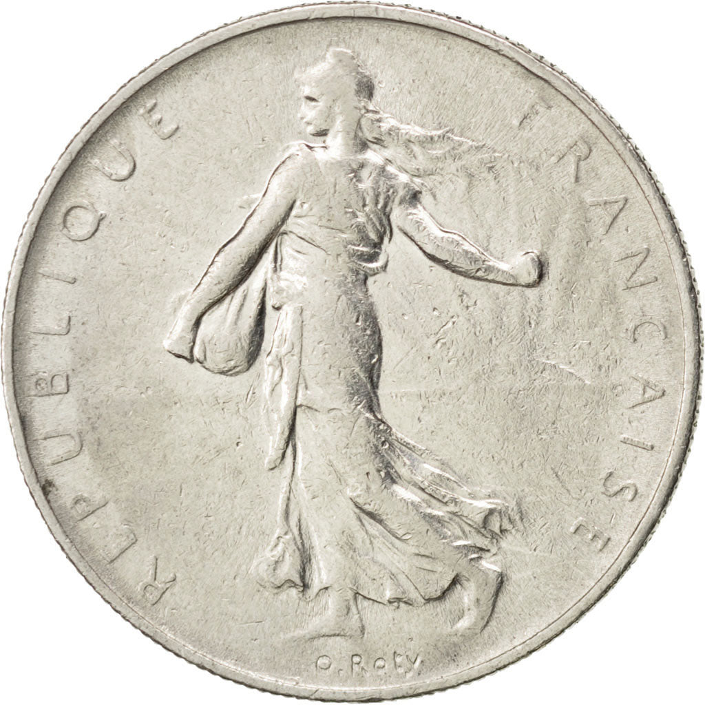 FRANCE, Semeuse, Franc, 1961, Paris, KM #925.1, EF(40-45), Nickel, 24, Gadoury..
