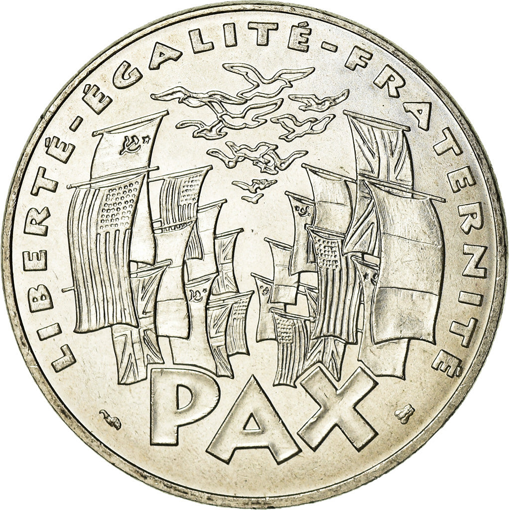 Coin, France, 8 mai 1945, 100 Francs, 1995, MS(60-62), Silver, KM:1116.2
