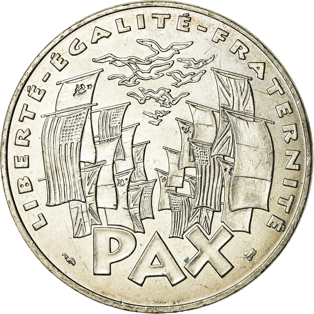 Coin, France, 8 mai 1945, 100 Francs, 1995, MS(60-62), Silver, KM:1116.2