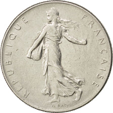 FRANCE, Semeuse, Franc, 1962, Paris, KM #925.1, AU(50-53), Nickel, 24, Gadoury..