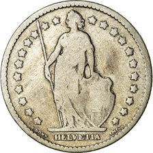 Coin, Switzerland, Franc, 1880, Bern, VF(20-25), Silver, KM:24
