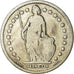 Coin, Switzerland, Franc, 1880, Bern, VF(20-25), Silver, KM:24