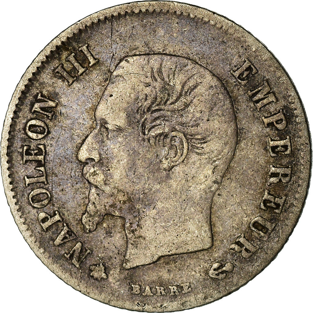 Coin, France, Napoleon III, Napoléon III, 20 Centimes, 1860, Strasbourg