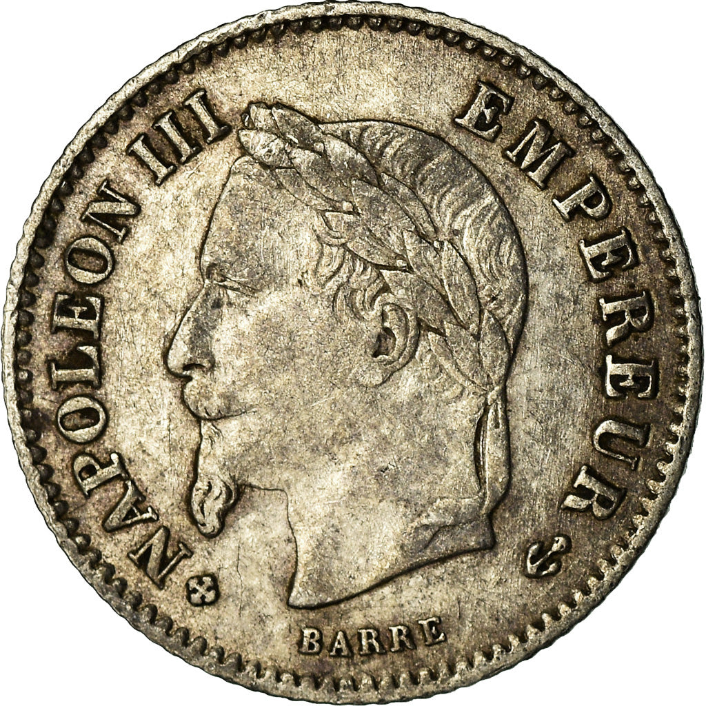 Coin, France, Napoleon III, Napoléon III, 20 Centimes, 1868, Strasbourg