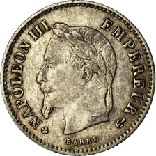 Coin, France, Napoleon III, Napoléon III, 20 Centimes, 1868, Strasbourg